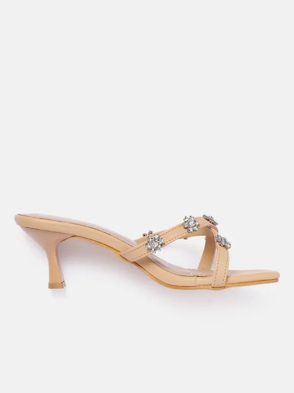 Beige_Synthetic_Beige_Stone_Embellished_Heels_For_Women_(2.5_Inch)