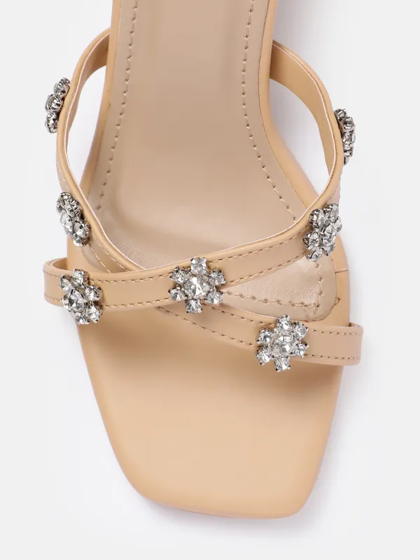 Beige_Synthetic_Beige_Stone_Embellished_Heels_For_Women_(2.5_Inch)
