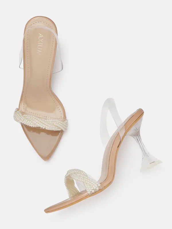 Nude_Beige_Synthetic_Patent_Beige_Pearl_Embellished_Transparent_Hourglass_Heels_For_Women_(3.5_Inch)
