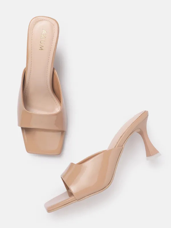 Nude_Beige_Synthetic_Patent_Beige_Slim_Heel_Sandals_For_Women_(3_Inch)