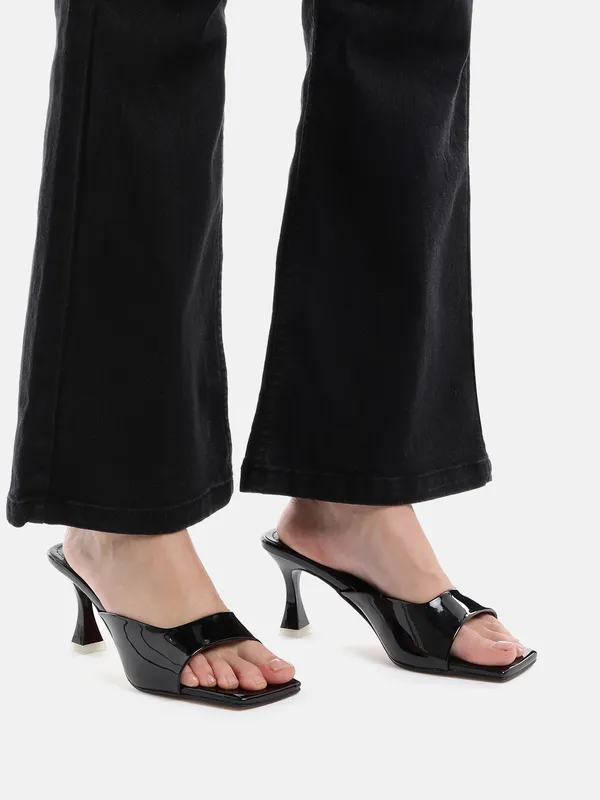 Black_Synthetic_Patent_Black_Slim_Heel_Sandals_For_Women_(3_Inch)