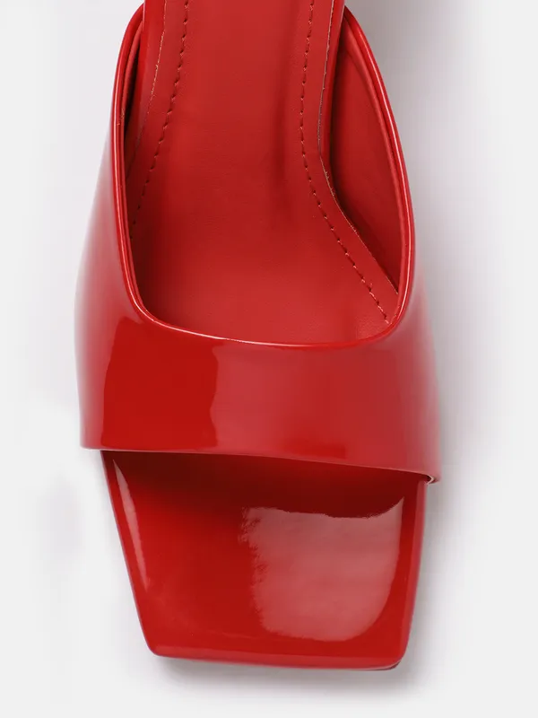 Red_Synthetic_Patent_Red_Slim_Heel_Sandals_For_Women_(3_Inch)