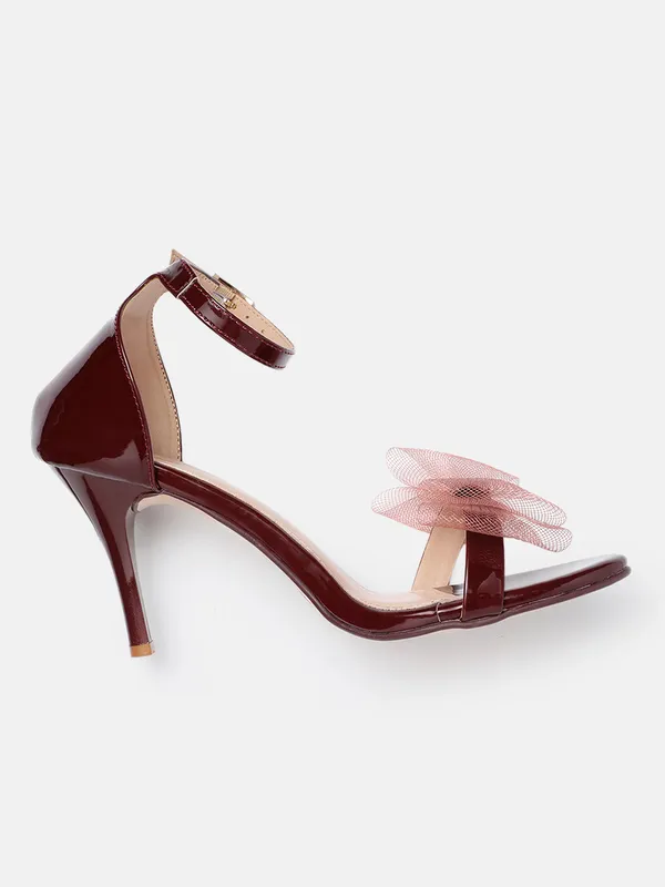 Maroon_Synthetic_Patent_Maroon_Ankle-Cuff_Bow_Pencil_Heels_For_Women_(3.5_Inch)