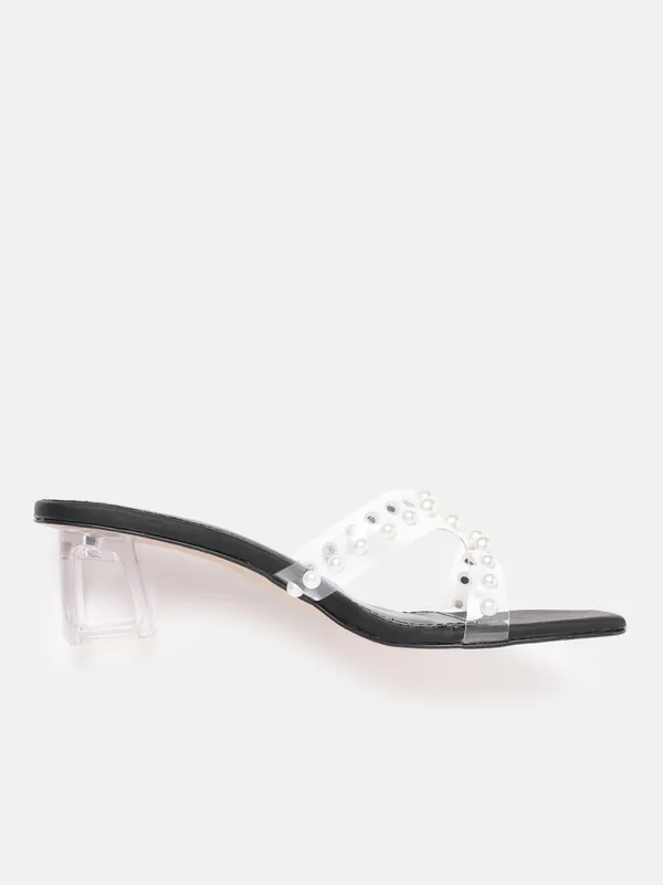 AXIUM_Women's_Black_Pearl_Embellished_Transparent_Heels,_2inch_(BLY252)