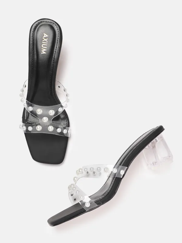 AXIUM_Women's_Black_Pearl_Embellished_Transparent_Heels,_2inch_(BLY252)
