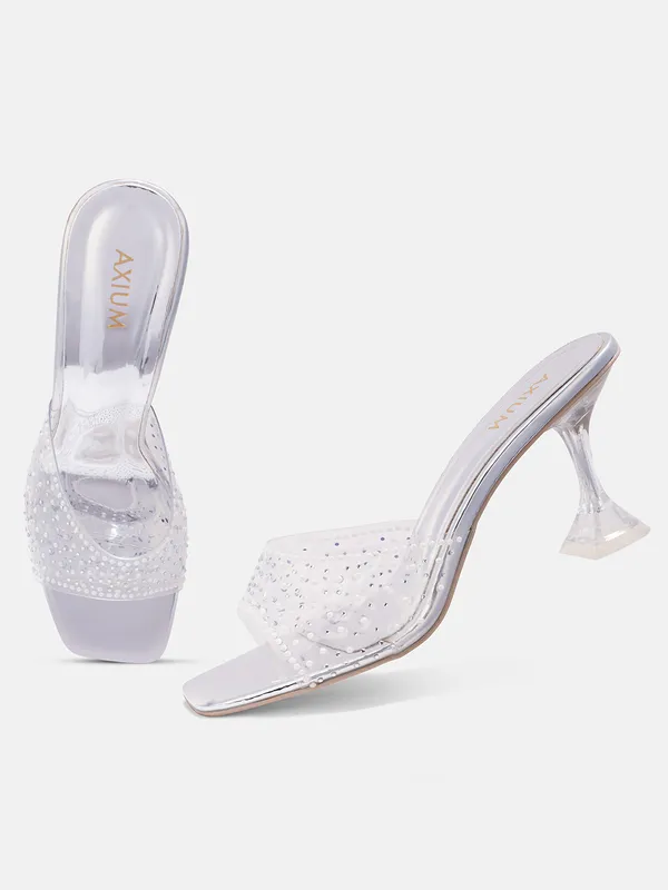 AXIUM_Embellished_Transparent_Silver_Hourglass_Heels_,_3.5-Inch_(SAN254)