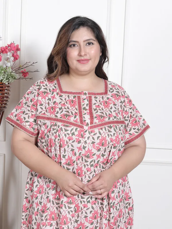 Stylish_&_Elegant_Cotton_Maxi_Printed_Short_Sleeves_Nighty_For_Women