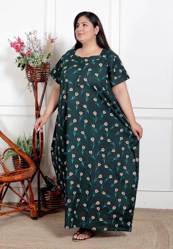 Stylish_&_Elegant_Cotton_Maxi_Printed_Short_Sleeves_Nighty_For_Women