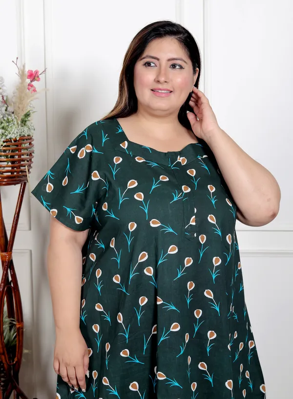Stylish_&_Elegant_Cotton_Maxi_Printed_Short_Sleeves_Nighty_For_Women
