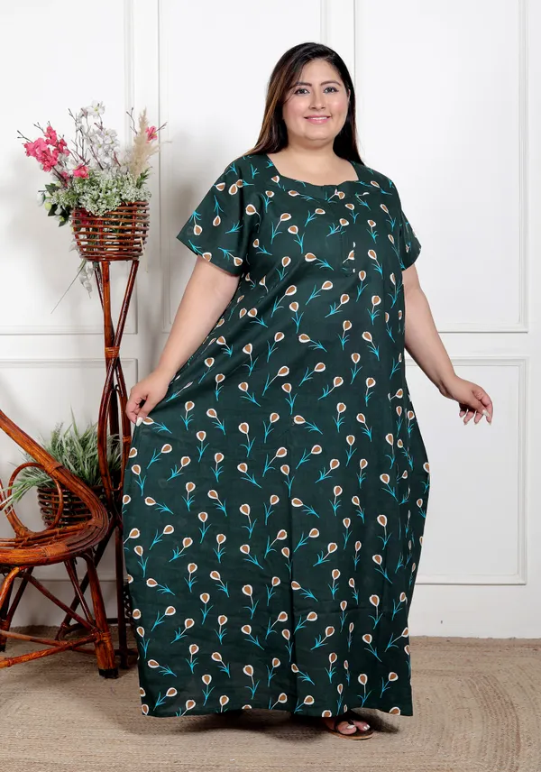 Stylish_&_Elegant_Cotton_Maxi_Printed_Short_Sleeves_Nighty_For_Women