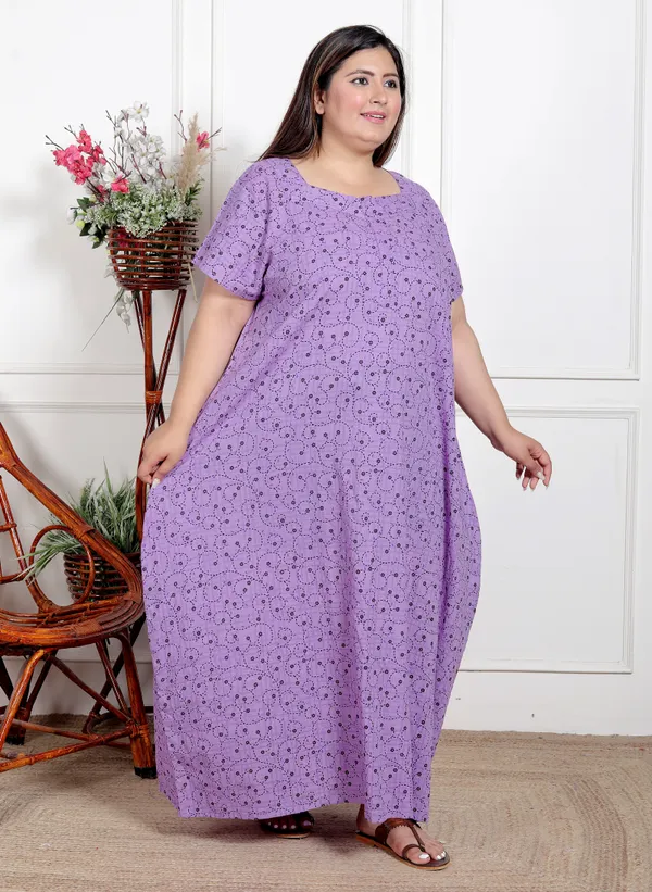 Stylish_&_Elegant_Cotton_Maxi_Printed_Short_Sleeves_Nighty_For_Women