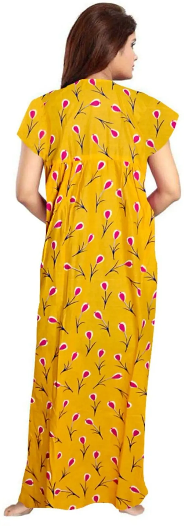 Yellow_Stylish_&_Elegant_Women_Nighty