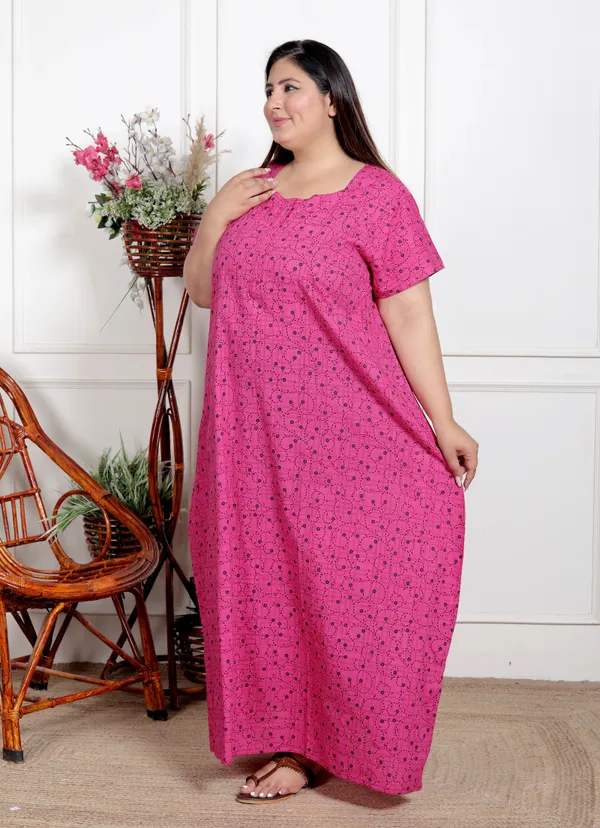 Stylish_&_Elegant_Cotton_Maxi_Printed_Short_Sleeves_Nighty_For_Women