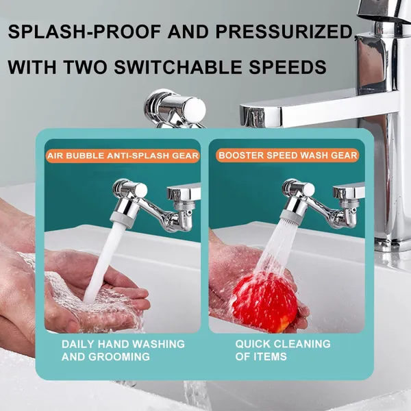 Faucet_Splash_Head_Triple-Joint_Rotation_Offers_Full_Sink_Coverage_For_Easy_Cleaning_And_Washing_Tasks