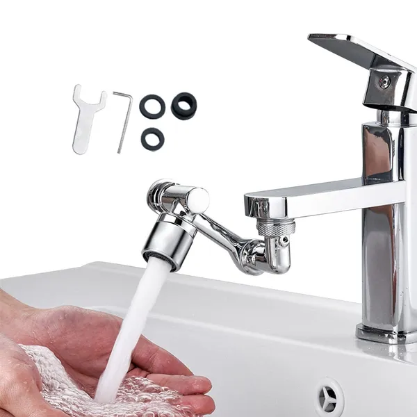 Faucet_Splash_Head_Triple-Joint_Rotation_Offers_Full_Sink_Coverage_For_Easy_Cleaning_And_Washing_Tasks