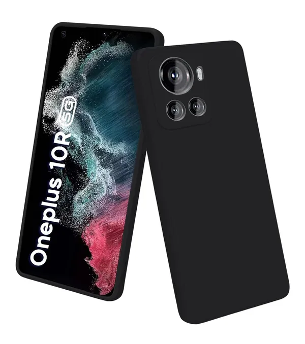 Oneplus_10R_5G_Black_Silicone_Protective_Back_Case_Cover