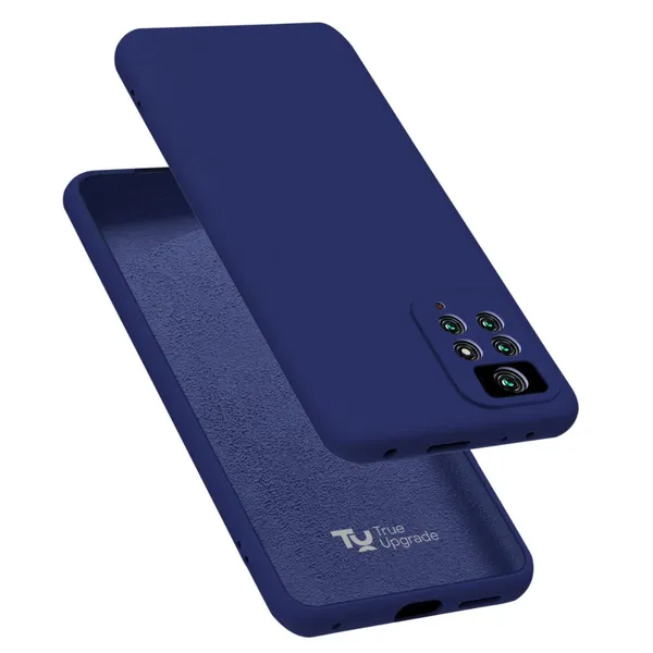 TRUEUPGRADE_Silicone_Back_Case_Cover_Compatible_with_Mi_Redmi_Note_11_Pro/Pro_Plus_5G_Case_Cover_|Raised_Lip_Protection_Back_Case_Cover_for_Mi_Redmi_Note_11_Pro/Pro_Plus_5G_-_Black