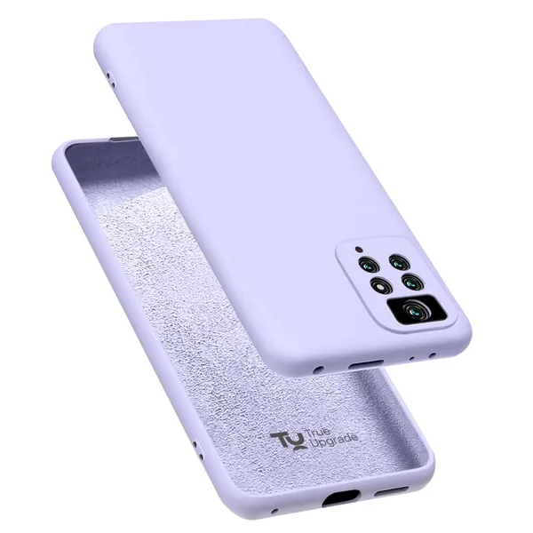 TRUEUPGRADE_Silicone_Back_Case_Cover_Compatible_with_Mi_Redmi_Note_11_Pro/Pro_Plus_5G_Case_Cover_|Raised_Lip_Protection_Back_Case_Cover_for_Mi_Redmi_Note_11_Pro/Pro_Plus_5G_-_Purple