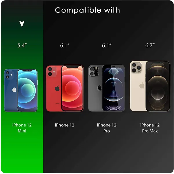 TRUEUPGRADE_Back_Case_Compatible_with_iPhone_12_Mini_Slim_Soft_TPU_Silicone_Shockproof_Phone_Cover_Case_-_Full_Clear