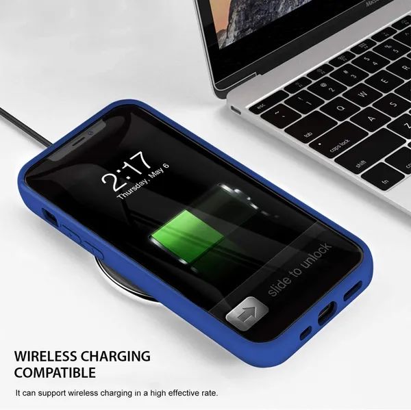 Iphone_12_Pro_Max_Blue_Silicone_Protective_Back_Case_Cover