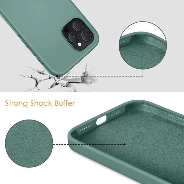 Iphone_12_|_Iphone_12_Pro_Mint_Green_Silicone_Protective_Back_Case_Cover