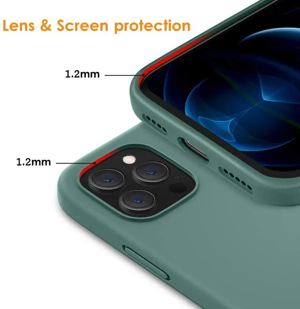 Iphone_12_|_Iphone_12_Pro_Mint_Green_Silicone_Protective_Back_Case_Cover