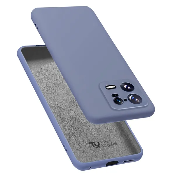 TRUEUPGRADE_Liquid_Silicone_Designed_Back_Case_Cover_for_Mi_Xiaomi_13_PRO_5G_|_Microfiber_Inside_|_Bumper_Back_Cover_Case_for_Mi_Xiaomi_13_PRO_5G_-_Lavender_Grey