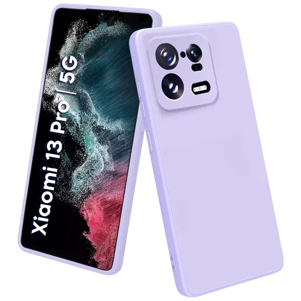 TRUEUPGRADE_Liquid_Silicone_Designed_Back_Case_Cover_for_Mi_Xiaomi_13_PRO_5G_|_Microfiber_Inside_|_Bumper_Back_Cover_Case_for_Mi_Xiaomi_13_PRO_5G_-_Purple
