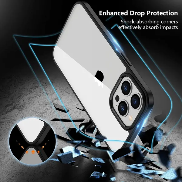 Iphone_13_Pro_Black_Silicone_&_Thermoplastic_Polyurethane_Protective_Back_Case_Cover
