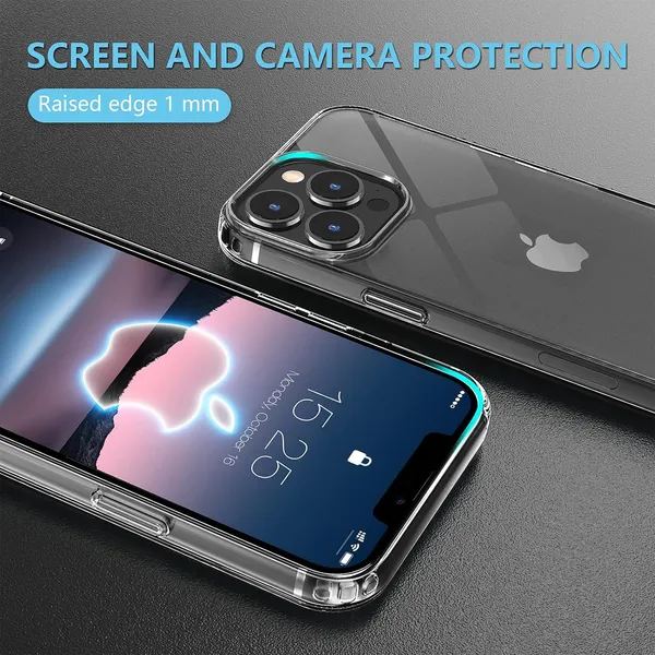 Iphone_13_Pro_Clear_Plastic_Protective_Back_Case_Cover