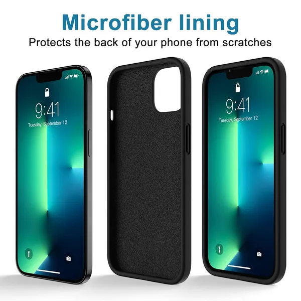 TRUEUPGRADE_Compatible_with_iPhone_13_Pro_Case,_Soft_Silicone_Case,_Full_Body_Screen_Camera_Protective_Cover,_Shockproof,_Slim_Phone_Case,_Anti-Scratch_Soft_Microfiber_Lining,_6.1_inch_(DarkBlack)