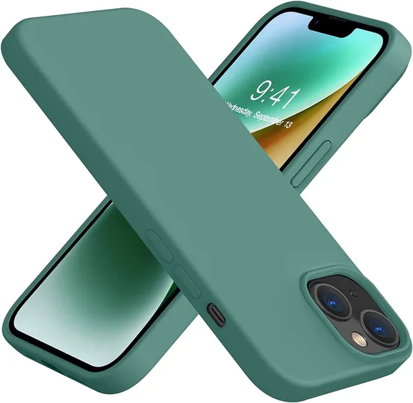 Iphone_14_Pinegreen_Thermoplastic_Polyurethane_&_Polycarbonate_Protective_Back_Case_Cover
