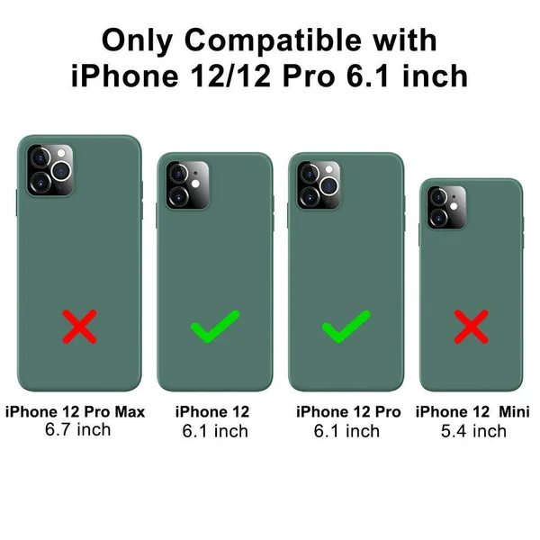 Iphone_12_|_Iphone_12_Pro_Midnight_Green_Silicone_Protective_Back_Case_Cover