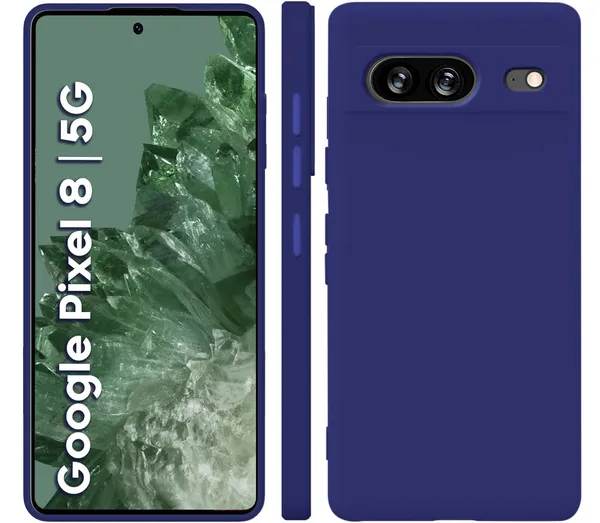 Google_Pixel_8_Blue_Silicone_Protective_Back_Case_Cover