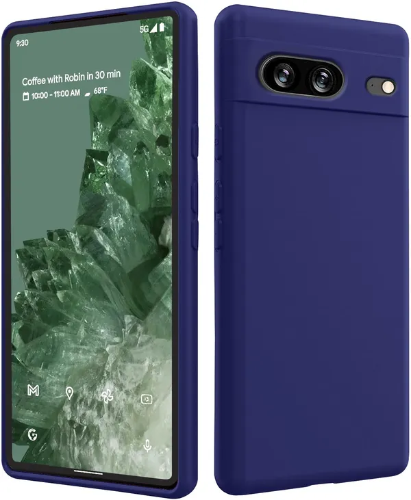 Google_Pixel_8_Blue_Silicone_Protective_Back_Case_Cover