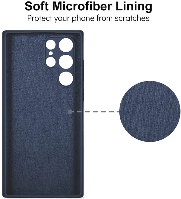 TRUEUPGRADE_Liquid_Silicone_Back_Cover_Case_Compatible_for_Samsung_Galaxy_S22_Ultra_5G_|_Microfiber_Inside_|_360_Degree_Protection_Back_Case_Cover_for_Samsung_Galaxy_S22_Ultra_5G_-_Blue