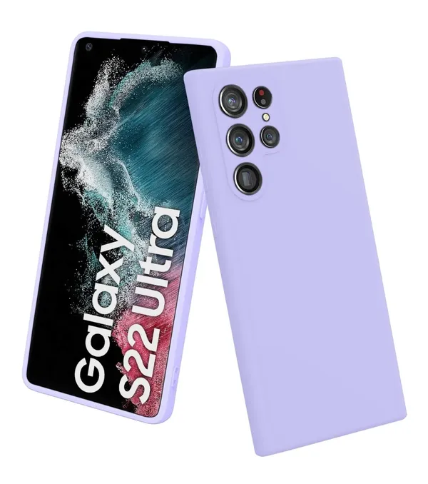 TRUEUPGRADE_Liquid_Silicone_Designed_Case_Cover_for_Samsung_Galaxy_S22_Ultra_5G_|_Microfiber_Inside_|_360_Degree_Protection_Back_Cover_Case_for_Samsung_Galaxy_S22_Ultra_5G_-_Purple
