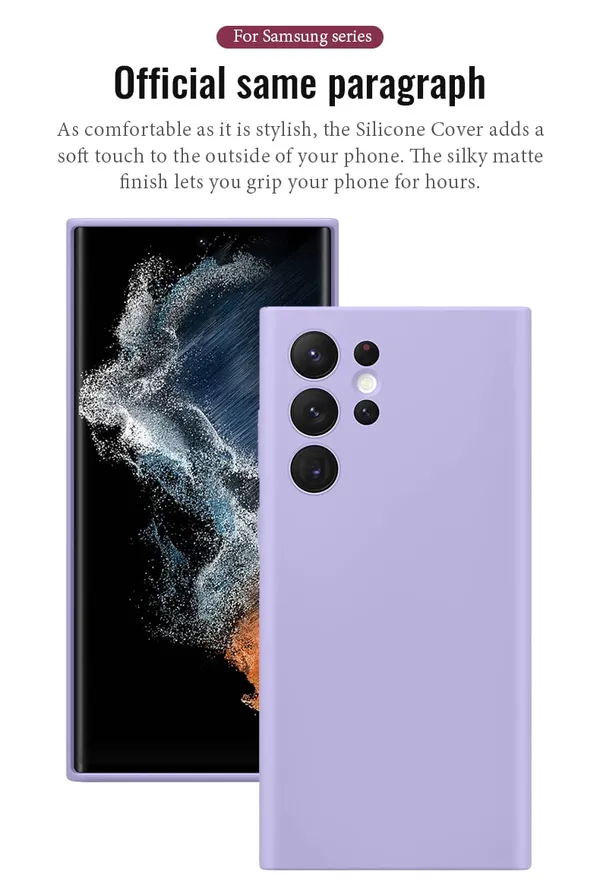 TRUEUPGRADE_Liquid_Silicone_Designed_Case_Cover_for_Samsung_Galaxy_S22_Ultra_5G_|_Microfiber_Inside_|_360_Degree_Protection_Back_Cover_Case_for_Samsung_Galaxy_S22_Ultra_5G_-_Purple