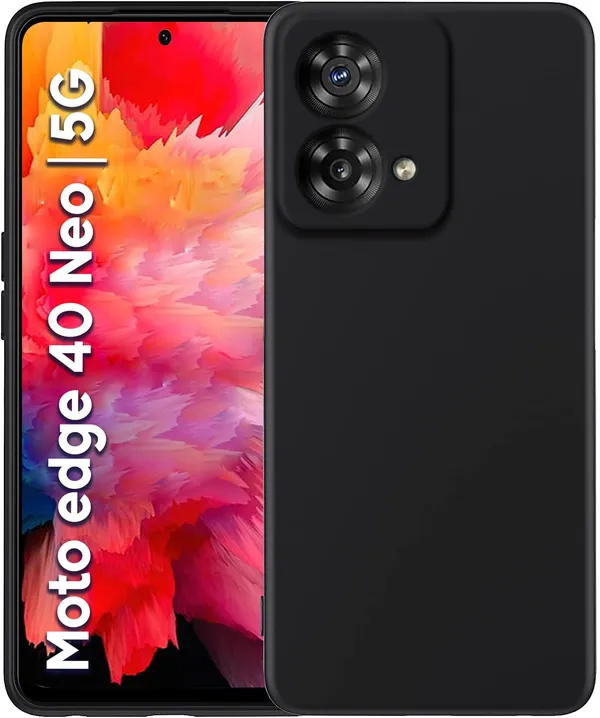 TRUEUPGRADE_Compatible_with_Motorola_Moto_Edge_40_Neo_5G_Back_Cover_Case,_Liquid_Silicone_Cover,_Full_Body_Protective_Cover,_Shockproof,_Slim_Phone_Cover,_Anti-Scratch_Soft_Microfiber_Lining_-_Black