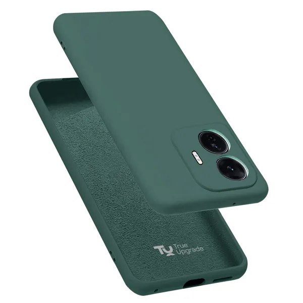 TRUEUPGRADE_Liquid_Silicone_iQOO_Z6_44W_/_Vivo_T1_44W_Case_Cover_|_Microfiber_Inside_|_360_Degree_Protection_Back_Case_Cover_for_iQOO_Z6_44W_/_Vivo_T1_44W_(Black)
