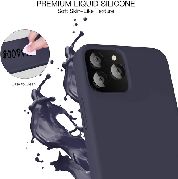 Iphone_12_Pro_Max_Navy_Blue_Silicone_Protective_Back_Case_Cover