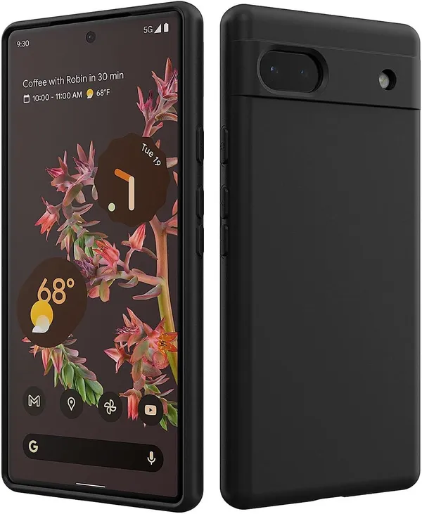 Google_Pixel_7A_Black_Silicone_Protective_Back_Case_Cover