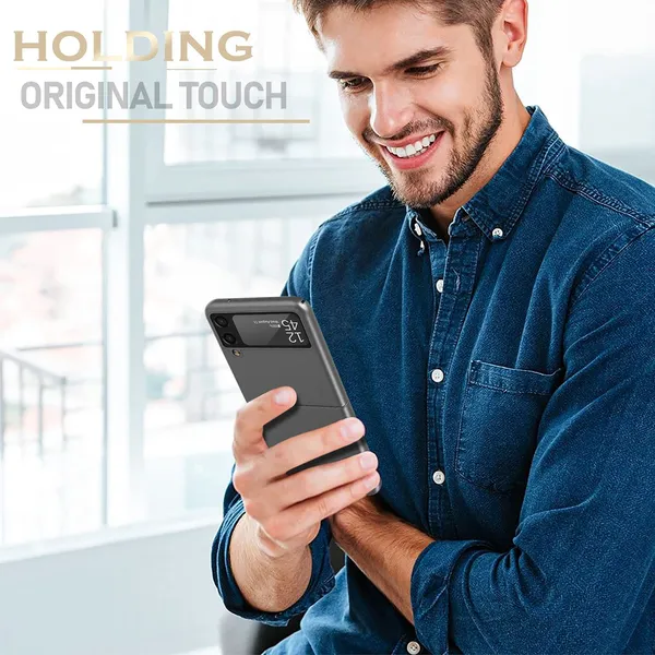 Samsung_Galaxy_Z_Flip_3_5G_2021_Grey_Plastic_Protective_Back_Case_Cover