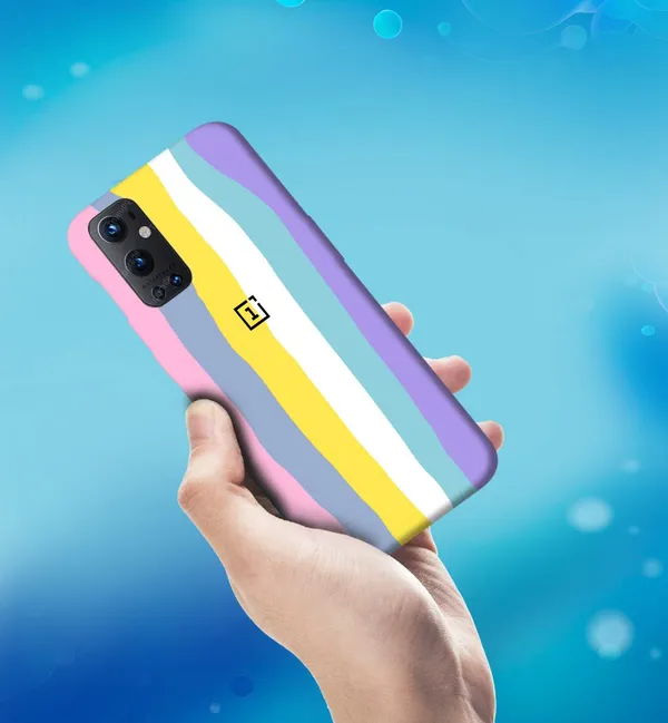 Oneplus_9_Pro_Rainbow_Pink_Silicone_Protective_Back_Case_Cover