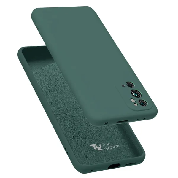 Oneplus_9Rt_5G_Green_Silicone_Protective_Back_Case_Cover