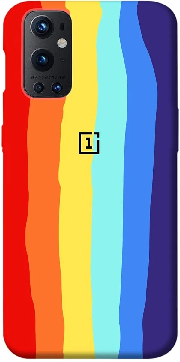 Oneplus_9_Rainbow_Red_Silicone_Protective_Back_Case_Cover