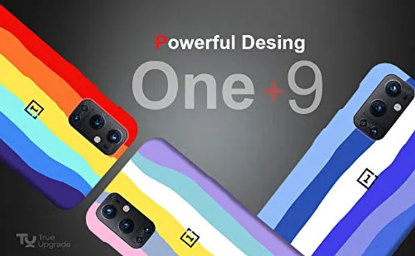 Oneplus_9_Rainbow_Red_Silicone_Protective_Back_Case_Cover