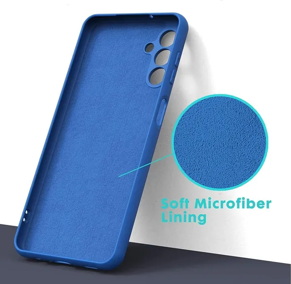 TRUEUPGRADE_Compatible_with_Samsung_Galaxy_A15_5G_Back_Cover_Case,_Liquid_Silicone_Cover,_Full_Body_Protective_Cover,_Shockproof,_Slim_Phone_Cover,_Anti-Scratch_Soft_Microfiber_Lining_-_Blue