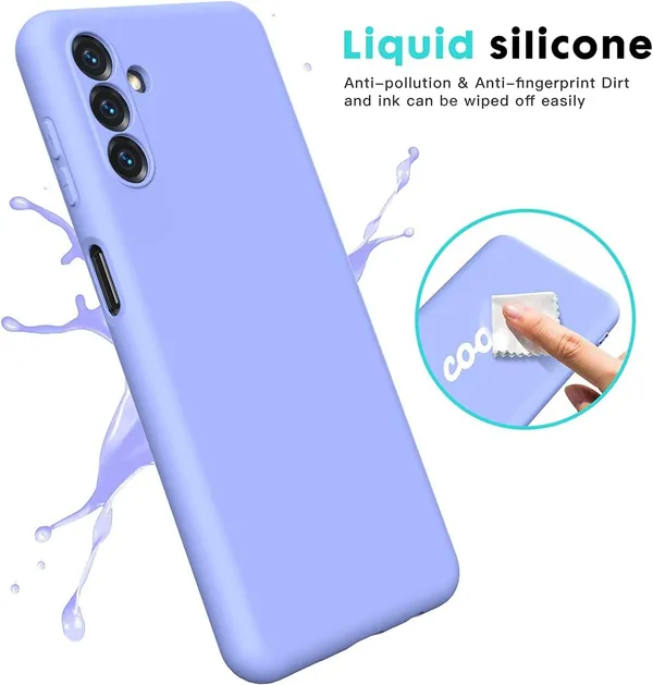 TRUEUPGRADE_Compatible_with_Samsung_Galaxy_A15_5G_Back_Cover_Case,_Liquid_Silicone_Cover,_Full_Body_Protective_Cover,_Shockproof,_Slim_Phone_Cover,_Anti-Scratch_Soft_Microfiber_Lining_-_Purple
