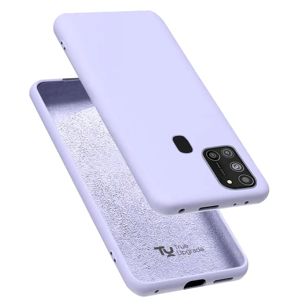 TRUEUPGRADE_Compatible_with_Samsung_Galaxy_A21s_Case,_Liquid_Silicone_Case,_Full_Body_Protective_Cover,_Shockproof,_Slim_Phone_Case,_Anti-Scratch_Soft_Microfiber_Lining_-_Purple
